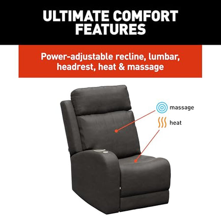 THOMAS PAYNE THOMAS PAYNE Signature Seismic Series McCoy RV Theater Seating Right Arm Recliner with Power - Outdoor Depot