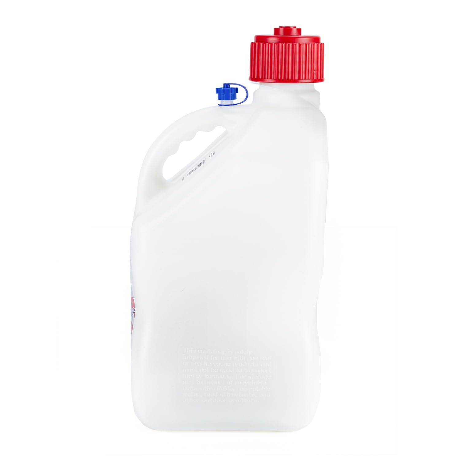 VP Racing VP Racing 35221-CA 5.5 Gallon Square Patriotic Motorsport Jug With Close-Trimmed Cap and Neck for - Outdoor Depot