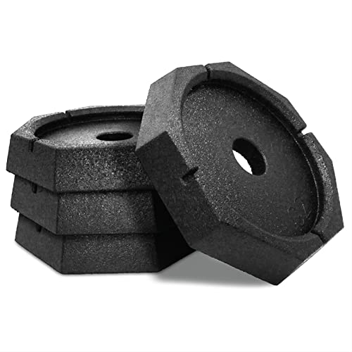 SnapPad SnapPad Xtra (4-Pack) | Four-Point RV Leveling System Featuring 9” Round Jack Feet | Adds 61% - Outdoor Depot
