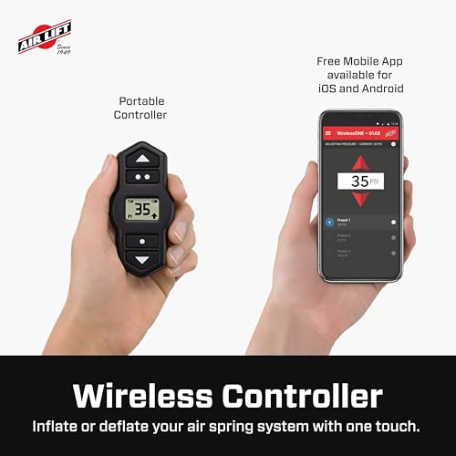 Air Lift Air Lift WirelessOne 2nd Generation + EZ Mount On-Board Air Compressor with Mobile App - 25980EZ - Outdoor-Depot.us