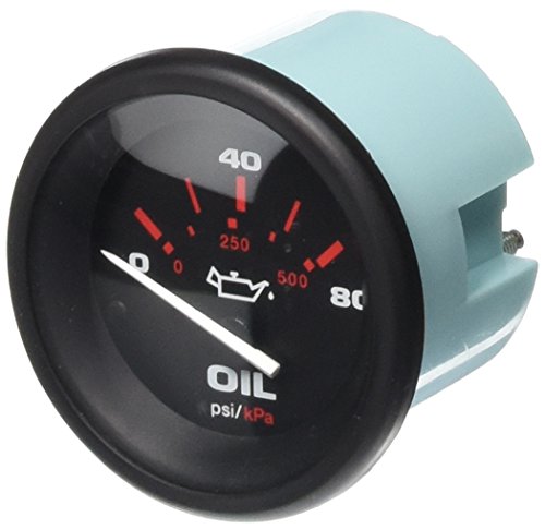 Sierra 57903P Amega 80 PSI Oil Pressure Gauge Kit