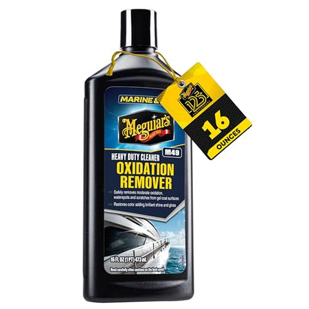 Meguiar's Meguiar's M4916 Marine/RV Heavy Duty Oxidation Remover, Oxidation, Water Spot, Stain, and Boat - Outdoor Depot