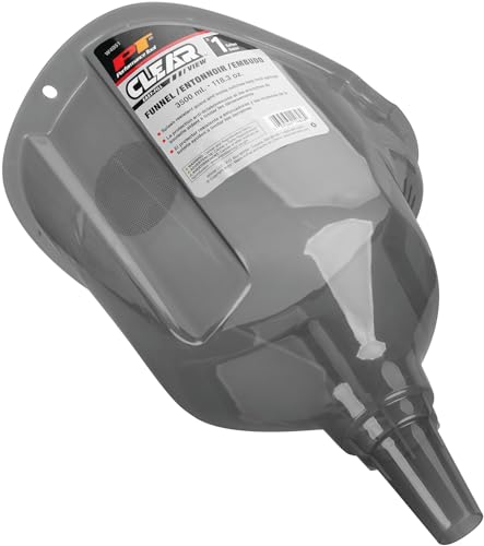 Performance Tool Performance Tool W4051 Clear View Easy-Fill Funnel - 1 Gallon, Transparent, - Outdoor Depot