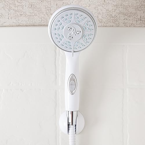 Camco Camco RV Shower Head - Features Convenient On/Off Switch & 5 Different Spray Patterns - Designed to - Outdoor Depot