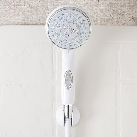 Camco Camco RV Shower Head - Features Convenient On/Off Switch & 5 Different Spray Patterns - Designed to - Outdoor Depot