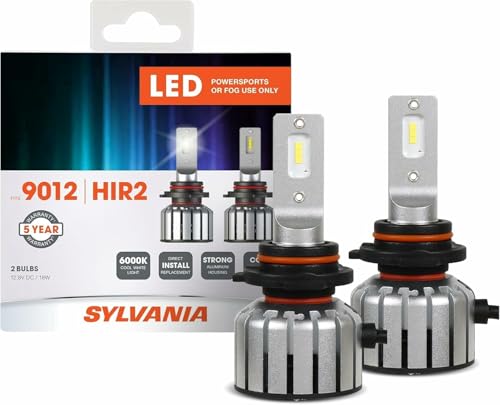 SYLVANIA SYLVANIA 9012 LED Powersport Headlight Bulbs for Off-Road Use or Fog Lights - 2 Pack - Outdoor Depot
