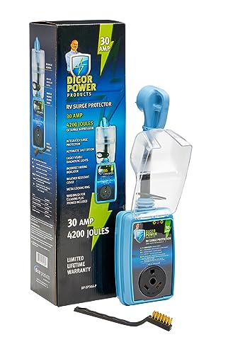 Dicor Dicor DP-SP30A-P 30 Amp Pigtail RV Surge Protector - Protect Your RV Electrical System with Ease - Outdoor Depot