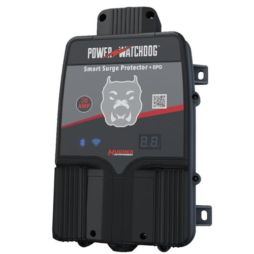 Power Watchdog Power Watchdog PWD30EPOHW 30 Amp Smart RV Hardwired Surge Protector - Emergency Power Off - Outdoor Depot