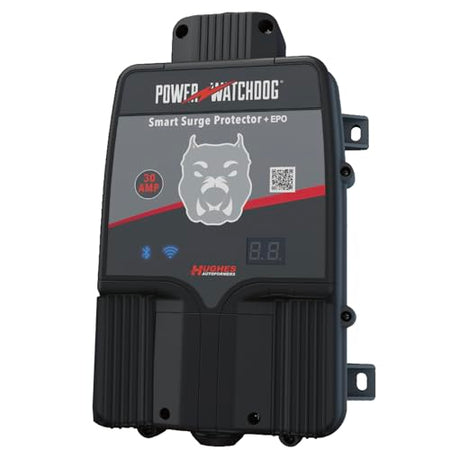 Power Watchdog Power Watchdog PWD30EPOHW 30 Amp Smart RV Hardwired Surge Protector - Emergency Power Off - Outdoor Depot
