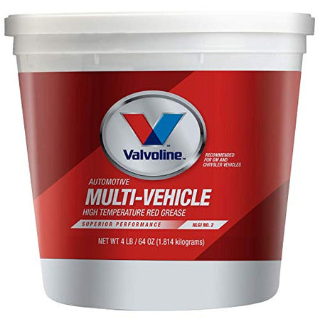Valvoline Valvoline Multi-Vehicle High Temperature Red Grease 4 LB Tub - Outdoor Depot