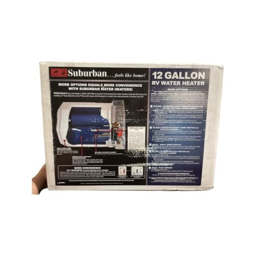 Suburban Suburban Advantage RV Tank Water Heater SW12DE - 12 gallon Porcelain Lined Steel Tank with Direct - Outdoor Depot
