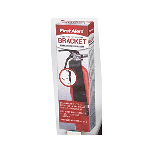 First Alert FIRST ALERT BRACKET2 Replacement Fire Extinguisher Bracket,Black - Outdoor Depot