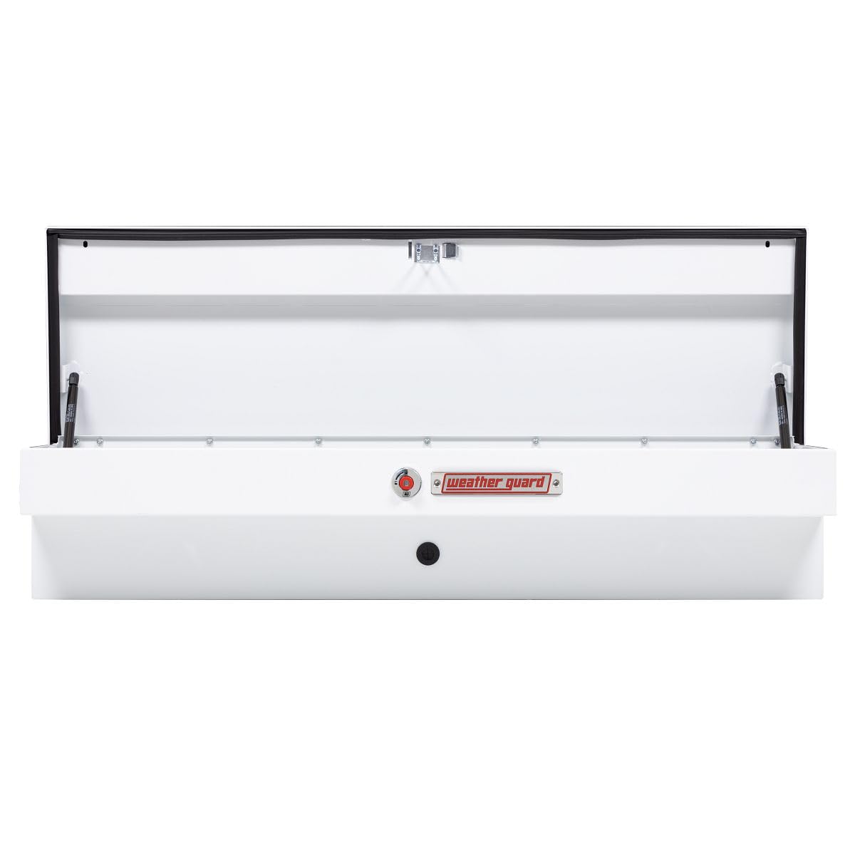 Weather Guard Model 175-3-04 56in Lo-Side Box, Steel, White, 4.0 cu ft - Outdoor Depot