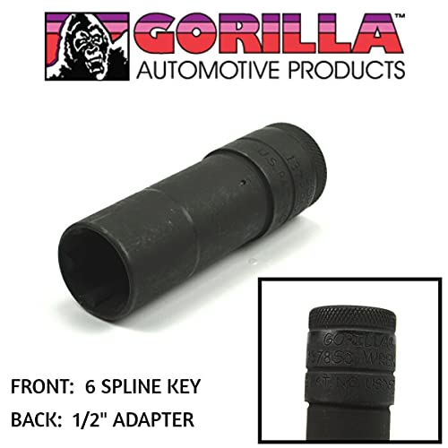GORILLA Gorilla Automotive Products 1378sdwrench Sml Dia Dupl Xskt Key 1/2drive - Outdoor Depot