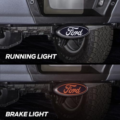 Plasticolor Plasticolor 002317R01 Ford Lighted Hitch Cover - Outdoor Depot