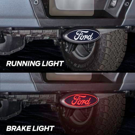 Plasticolor Plasticolor 002317R01 Ford Lighted Hitch Cover - Outdoor Depot