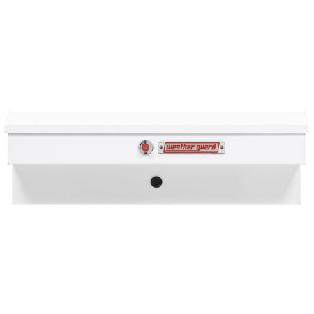 Weather Guard Weather Guard Model 185-3-04 41in Lo-Side Truck Box, Steel, White, 3.0 cu ft capacity - Outdoor Depot