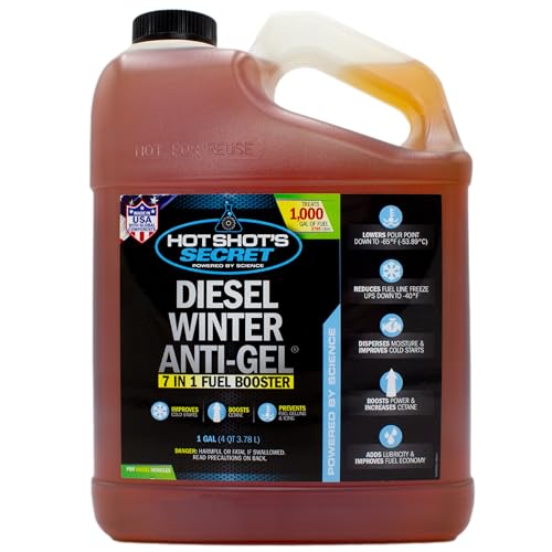 Hot Shot's Secret Hot Shot’s Secret Diesel Winter Anti-Gel Fuel Treatment 1 Gallon – Treats 1000 Gallons – - Outdoor Depot
