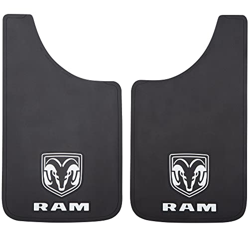 Plasticolor Plasticolor 000541R01 RAM Logo Easy Fit Mud Guard 11"x19" - Left and Right Set - Outdoor Depot