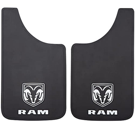 Plasticolor Plasticolor 000541R01 RAM Logo Easy Fit Mud Guard 11"x19" - Left and Right Set - Outdoor Depot