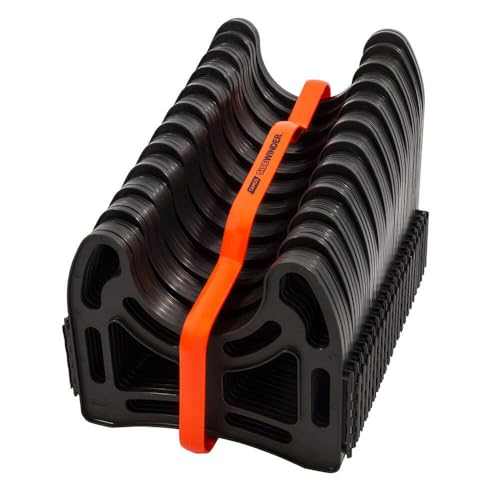 Camco Sidewinder 20-Ft Camper/RV Sewer Hose Support | Telescoping Design Flexes Around Obstacles & Deep Cradles Hold Sewer Hose | Out-of-The-Box Ready & Folds for RV Storage and Organization (43051)