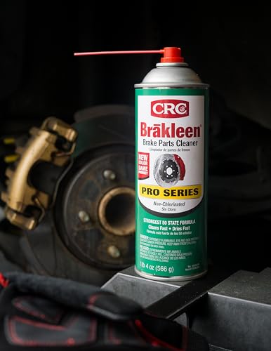 CRC CRC Brakleen 1003663 Brake Cleaner Spray BPC Pro Series Non-Chlorinated 50 State Formula, 20 oz, [1 Pack] - Outdoor Depot