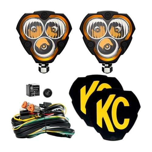 KC KC Hilites Flex ERA® 3-2-Light Master LED Light Pod Kit, Black - Outdoor Depot