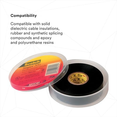 3M 3M Scotch Super 33+ Electrical Tape - 3/4 in x 52 ft, Premium Grade All-Weather Vinyl, Resistant to - Outdoor-Depot.us