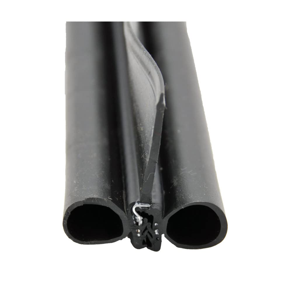 AP Products AP Products 018-478 Double Bulb Seal with Slide-On Clip , Black - Outdoor Depot