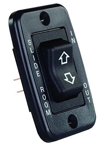JR Products JR Products 12355 Black Low Profile Slide-Out Switch with Bezel - Outdoor Depot