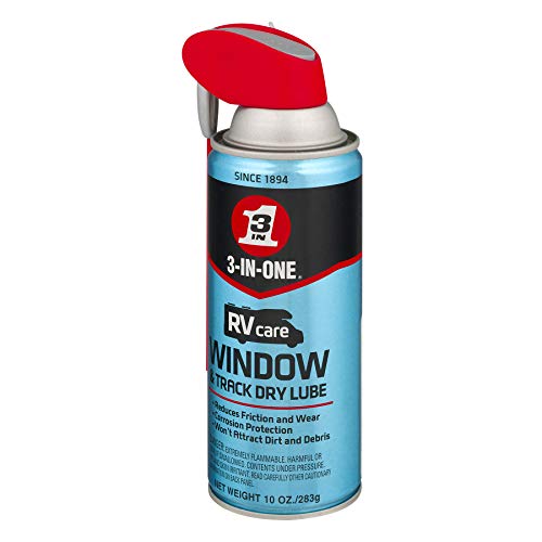3-IN-ONE 3-IN-ONE RVcare Window & Track Dry Lube with SMART STRAW SPRAYS 2 WAYS, 10 OZ - Outdoor-Depot.us