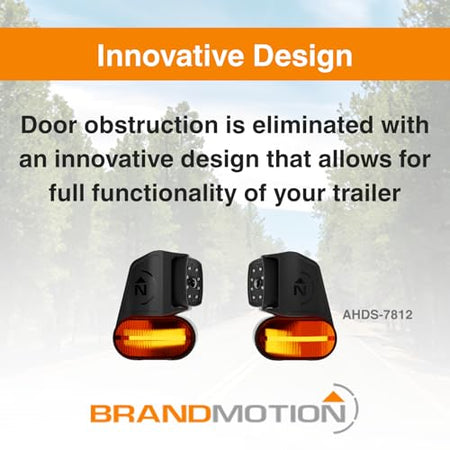 Brandmotion Brandmotion AHDS-7812 Wireless HD Side Marker Light Cameras - Outdoor Depot