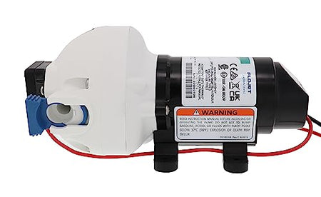 Flojet Flojet RV Water Pump R3526144D, 12 VDC 3-Chamber - Small Water Pump Ideal for Boats/Camper-Trailers - - Outdoor Depot