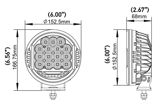 Hella Hella ValueFit 500 LED Series - LED Driving Lamp Kit – Universal Off-Road Light for Pickup Trucks, - Outdoor Depot