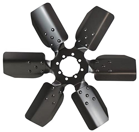 Derale Derale 17117 Heavy Duty Fan Blade Series 1000 17" Steel Clutch Fan Standard Rotation , Black - Outdoor Depot