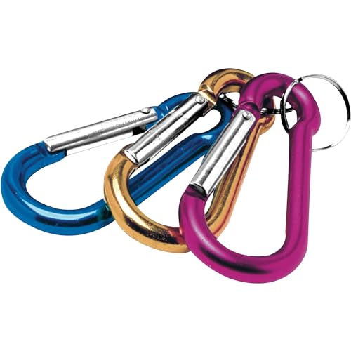 PERFORM TOOL W3203 Performance Tool  Anodized Aluminum Carabiner Key Chain Set Camping & Outdoor