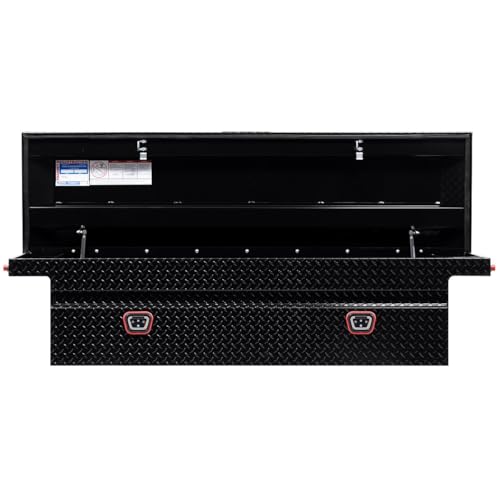 Weather Guard Weather Guard Model 121-5-04 Saddle Truck Box, Aluminum, for Full Size Trucks, Low Profile, - Outdoor Depot