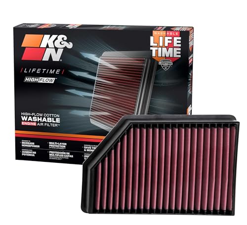 K&N K&N Performance Diesel High-Flow Lifetime Engine Air Filter: Increase Power: Premium, Washable: - Outdoor Depot