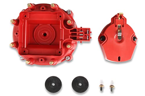 MSD MSD 8416 Distributor Cap and Rotor HEI, Red - Outdoor Depot