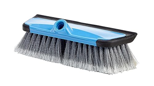 Dicor Dicor CP-SB10SQE Soft Bristle Exterior Wash Brush with Squeegee for Exterior RV Roof Cleaning and - Outdoor Depot