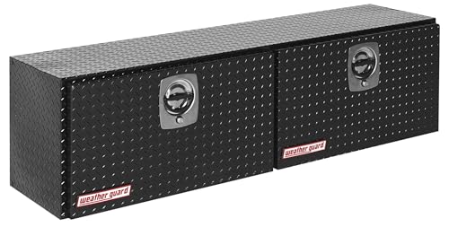 Weather Guard Weather Guard Model 365-5-02 Super Hi-Side Truck Box, Aluminum, Gloss Black, 10.8 cu ft - Outdoor Depot