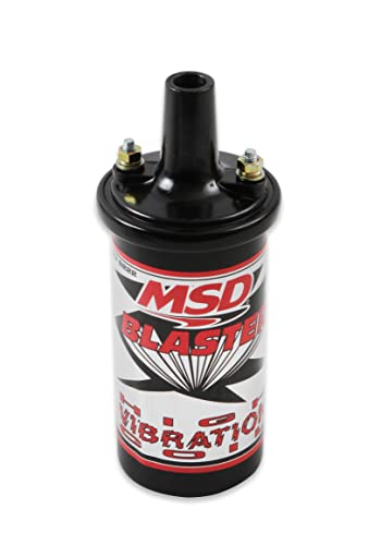 MSD MSD 8222 Ignition Coil Blaster Series, Canister Style, High Vibration, Black, Individual - Outdoor Depot