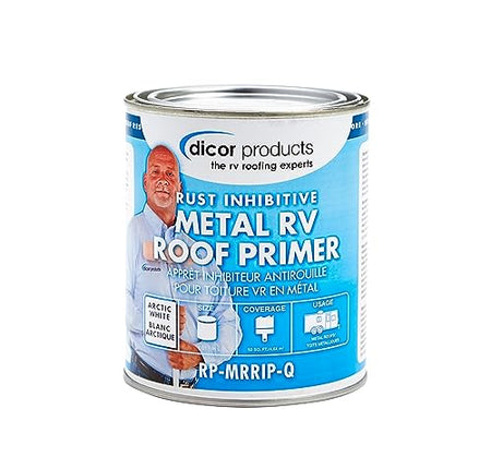 Dicor Dicor RP-MRRIP-Q Metal Roof Rust Inhibitive Primer - Arctic White, 1 Quart - Outdoor Depot