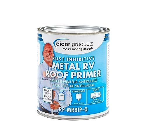 Dicor Dicor RP-MRRIP-Q Metal Roof Rust Inhibitive Primer - Arctic White, 1 Quart - Outdoor Depot