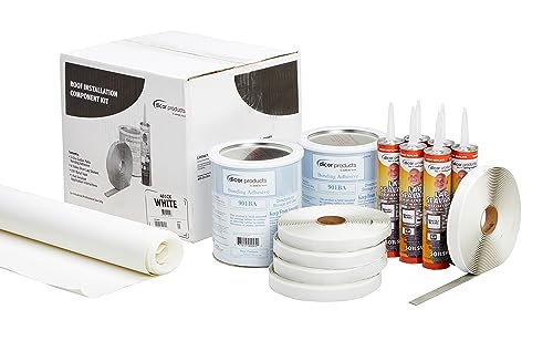 Dicor Dicor 401-CK Rubber Roof Kit - Includes Bonding Adhesive, RV, Trailer, Motorhome Repair Tape Butyl - Outdoor Depot