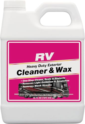 TR Gel Gloss RV Professional Grade One-Step Carnauba Cleaner Wax - Cleans, Protects & Enhances RVs - - Outdoor Depot