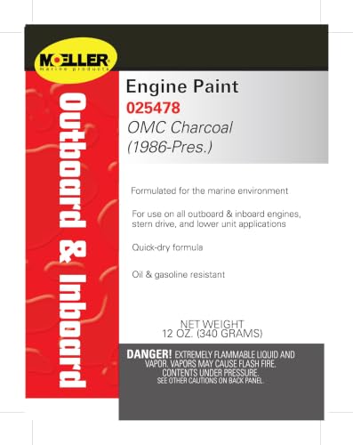 Moeller Charcoal Non Metalic, OMC Drive Systems Paint
