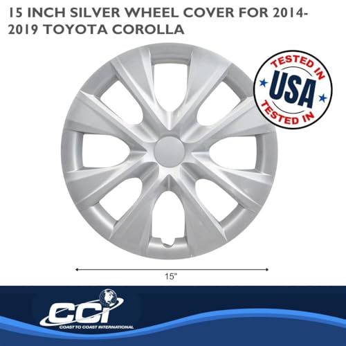 Coast to Coast International Coast2Coast 52915S Silver Wheel Cover, 4 Pack - Outdoor Depot