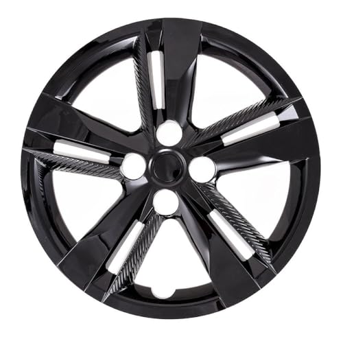Wheel Covers Fits Fits 2018-2024 Nissan Kicks S 16 Inch 5 Double Spoke, Painted Gloss Black Automotive Grade ABS Set of 4 Wheel Skins CCI Wheel Cover IWC55216BLK