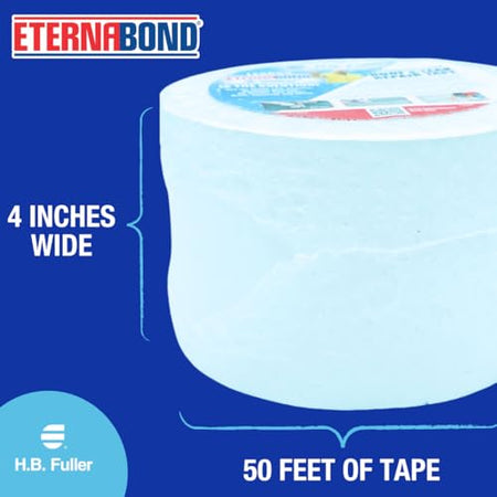 EternaBond EternaBond RoofSeal White 4" x50' MicroSealant UV Stable RV Roof Seal Repair Tape | 35 mil Total - Outdoor Depot